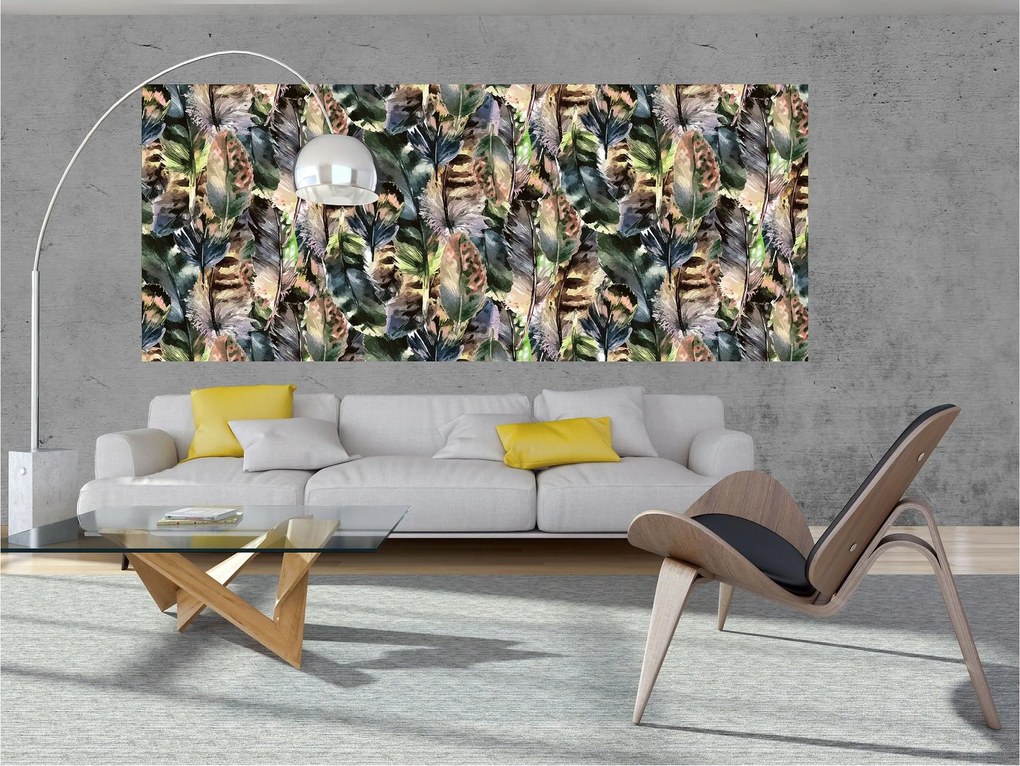 Fotótapéta Tollak Elegáns Színes Könnyűség Látványos 250x104 +ragasztó