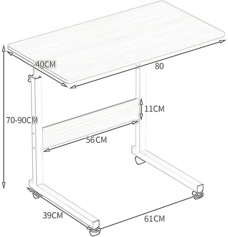 TABLET STL03WZ4 mobilasztal a tablet alatt