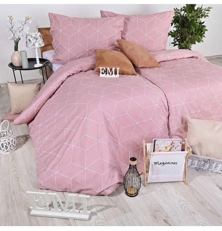 EMI Alya rosa flanel ágyhuzat