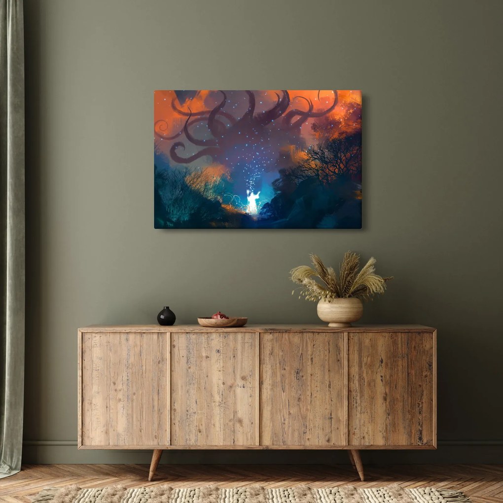 Kép - mágikus varázsló (90x60 cm)