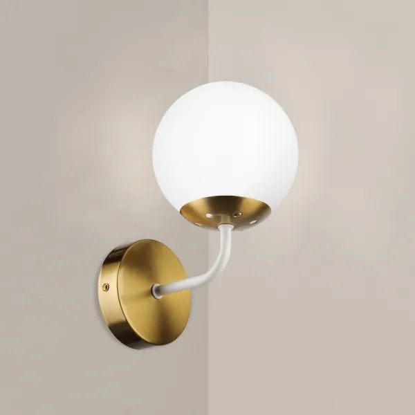 Brilagi - MALIVA fali lámpa 1xE14/15W/230V arany/fehér