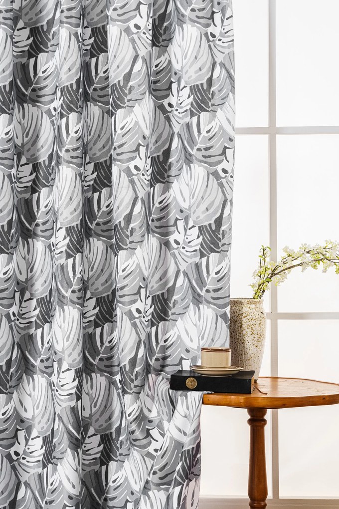 FLOCUS mintás dizájnfüggöny 140x270 cm Felfüggesztés: Hullámos sínszalag