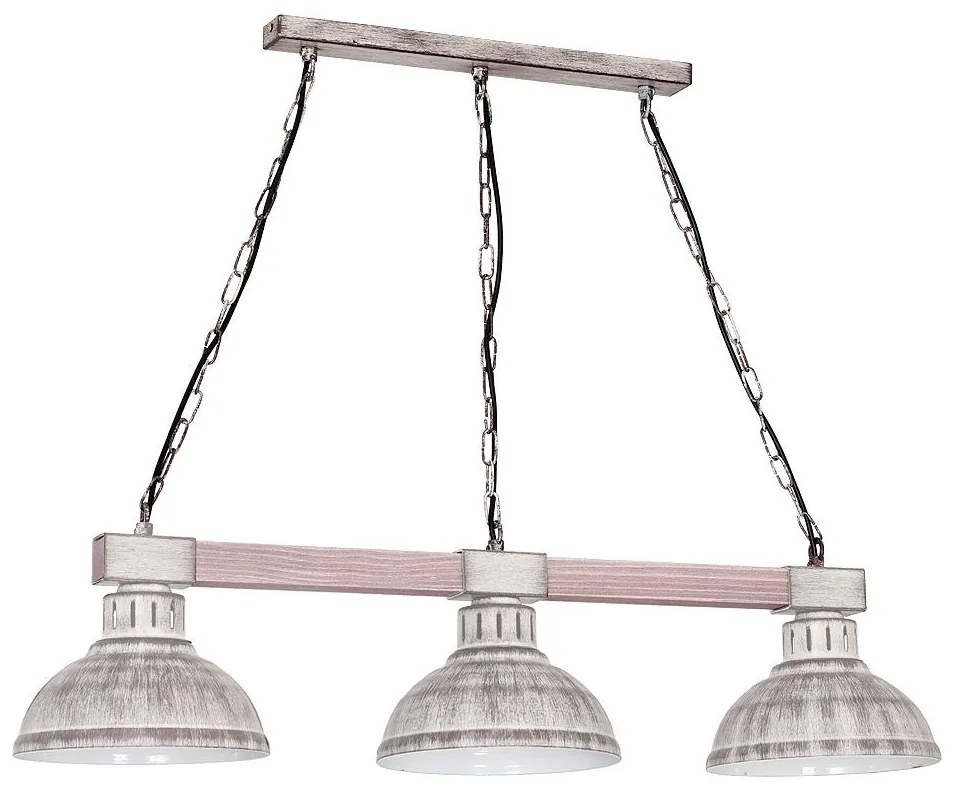 Csillár láncon HAKON 3xE27/60W/230V világos