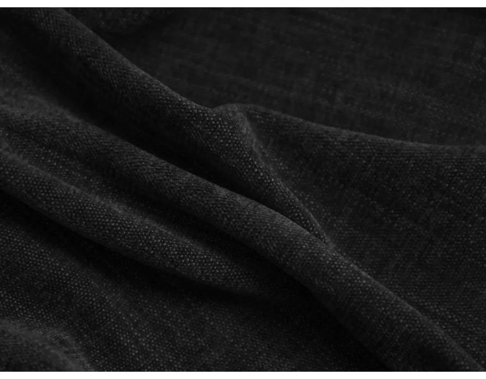 Fekete moduláris kanapé 320 cm Martina – Micadoni Home