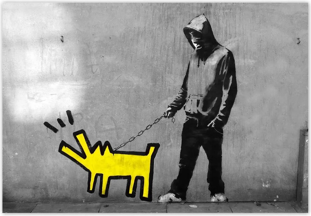 Fotótapéták 368x254 Banksy kutyus