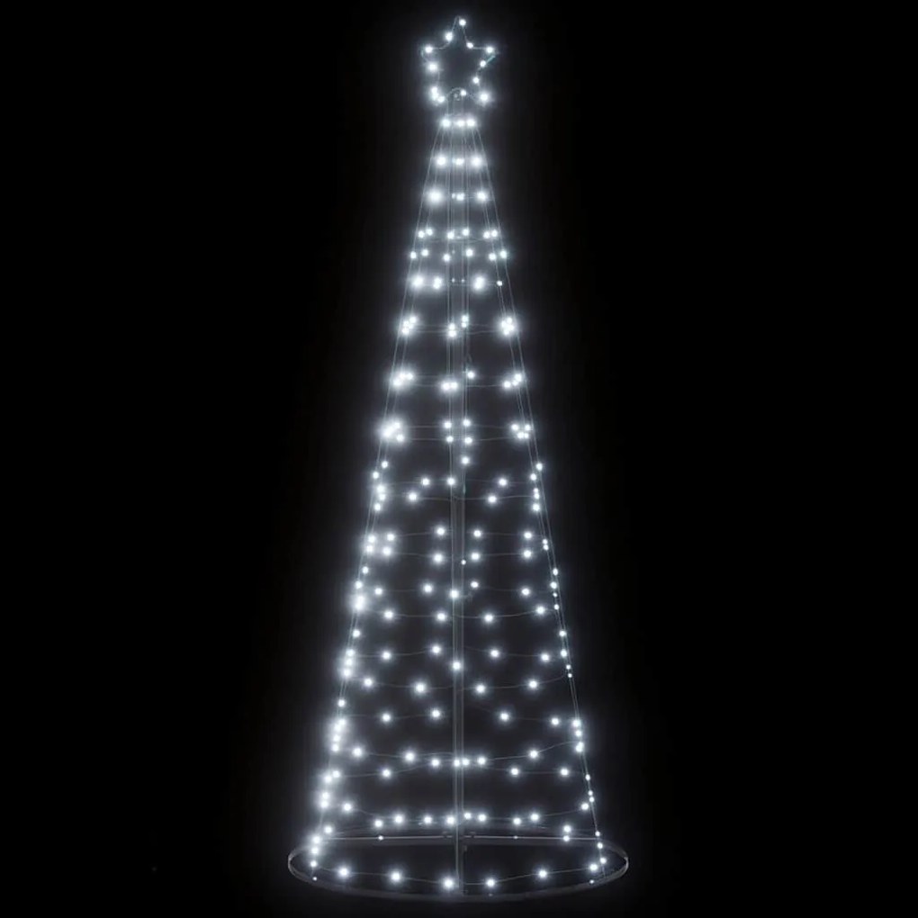 hideg fehér LED karácsonyfa 200 LED 182 cm