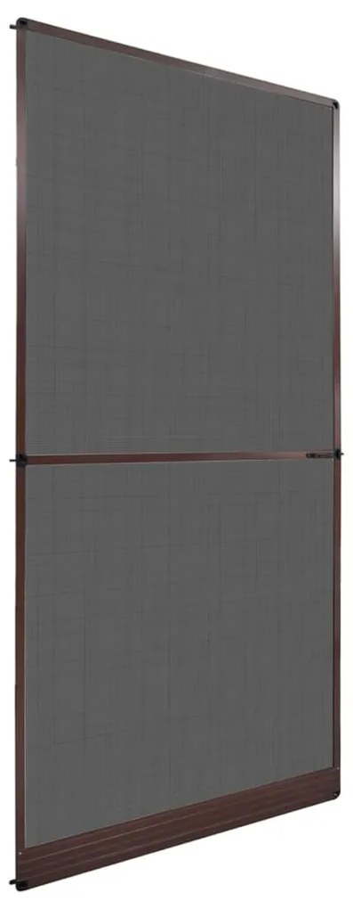 vidaXL barna zsanéros ajtó szúnyogháló 120 x 240 cm