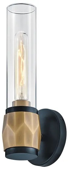 Hinkley HK-ELLISON1-BK-HB -Fürdőszobai lámpa ELLISON 1xE27/40W/230V IP44 arany