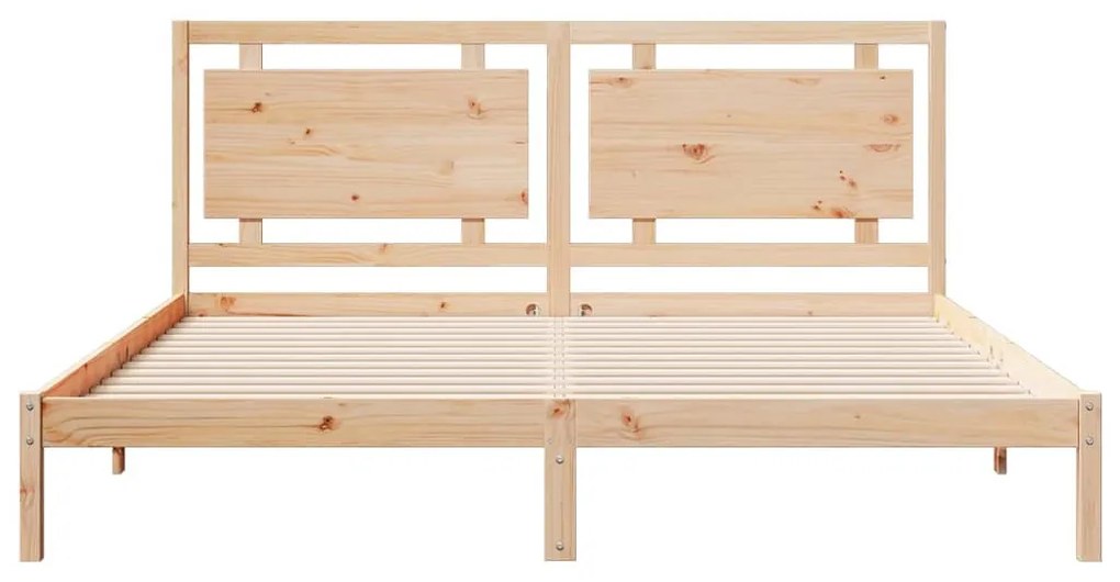 tömör fa extra hosszú ágykeret matrac nélkül 200 x 220 cm