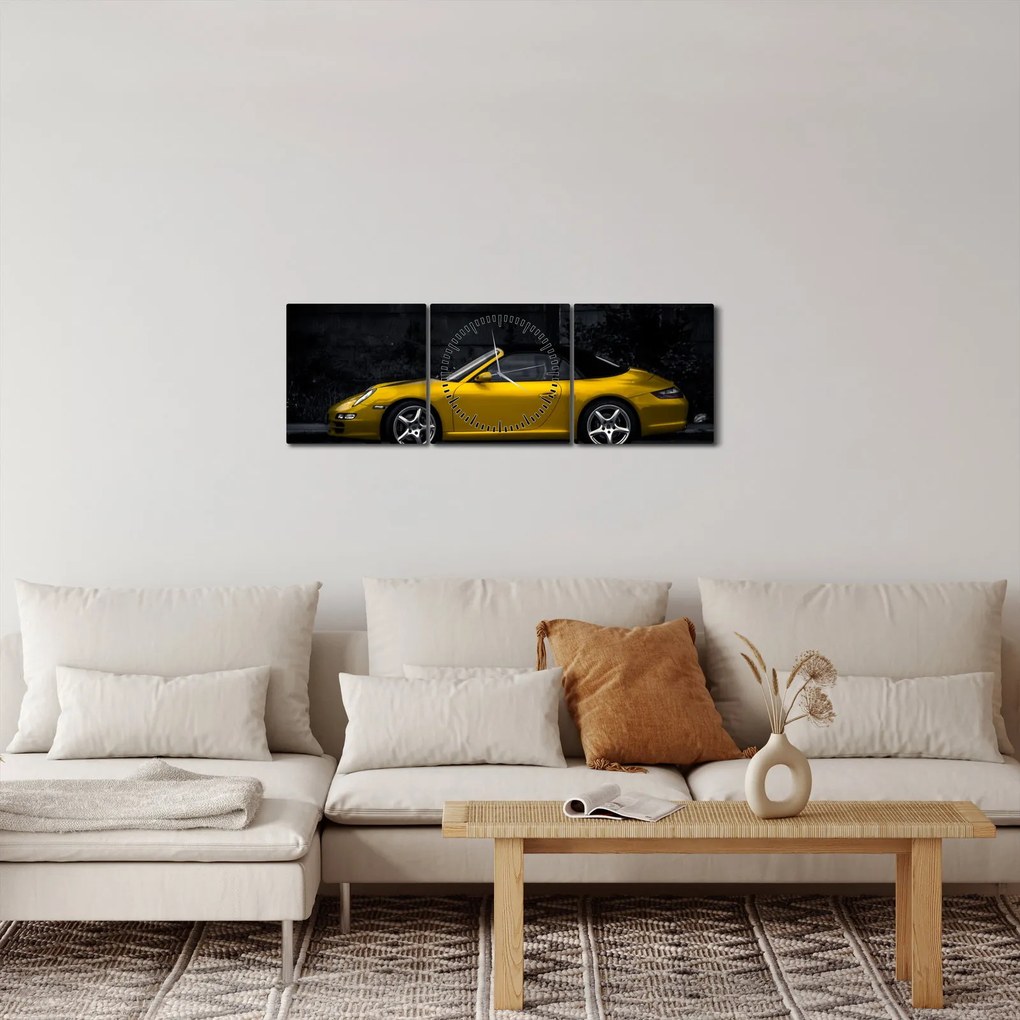 Kép - Sportkocsi (órával) (90x30 cm)