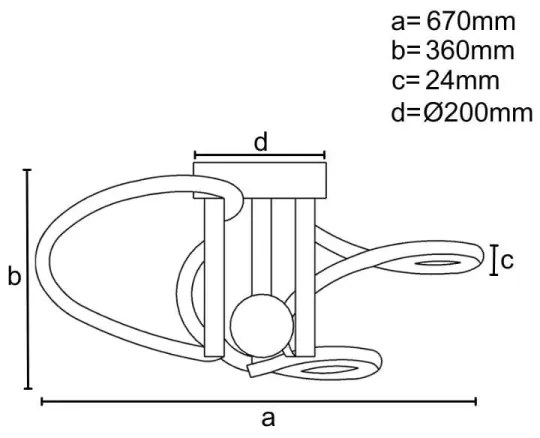 LED állítható mennyezeti lámpa LED/80W/230V 3000-6500K + DO