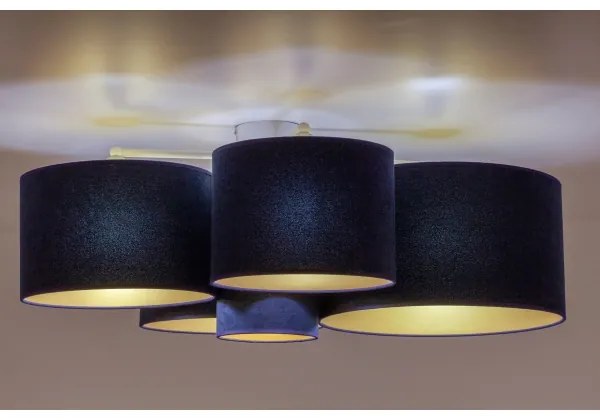 Duolla - Mennyezeti lámpa ROLLER PENTO 5xE27/60W/230V kék