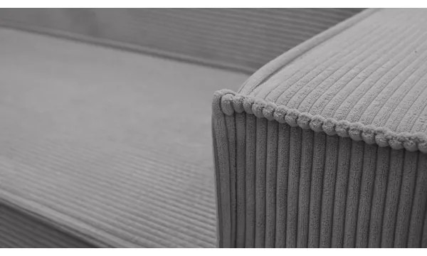 Univerzális, kihúzható U-alakú sarokgarnitúra LONDON, szürke