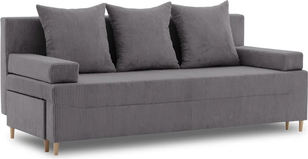 Fireze kanapé, kordbársony, szürke