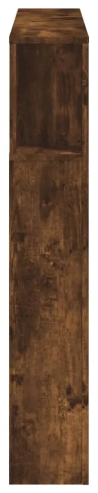 sonoma tölgy színű szerelt fa LED-es fejtámla 120x18,5x103,5 cm