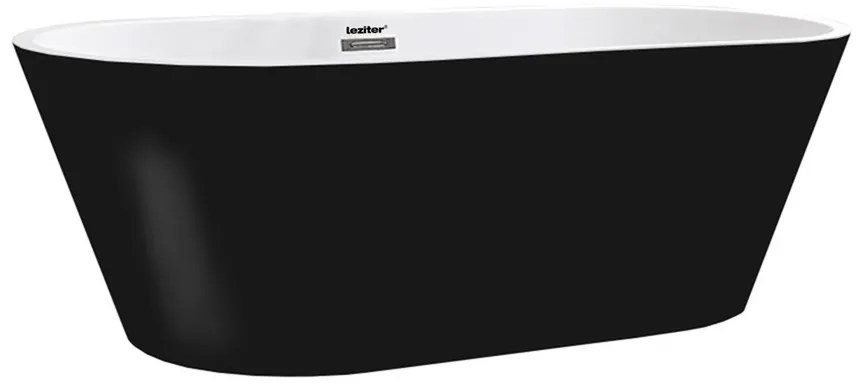 Noa szabadon álló fürdőkád fekete