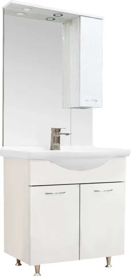 Vanessa 75 komplett fürdőszoba bútor Fehér