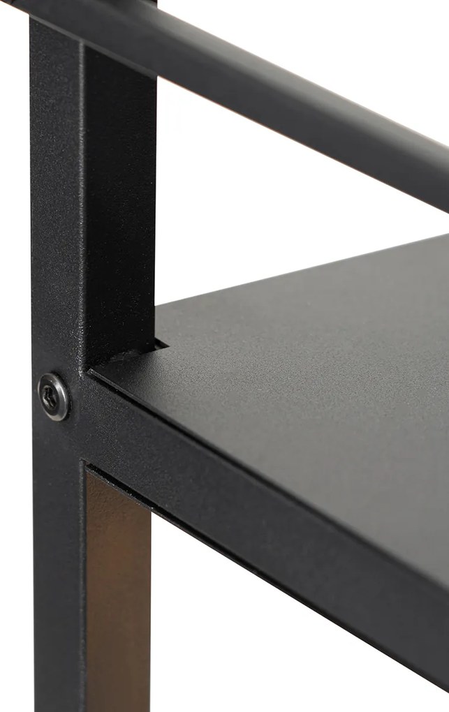 Okos ipari állólámpa fekete, WiFi-vel, G95 - Cage Rack