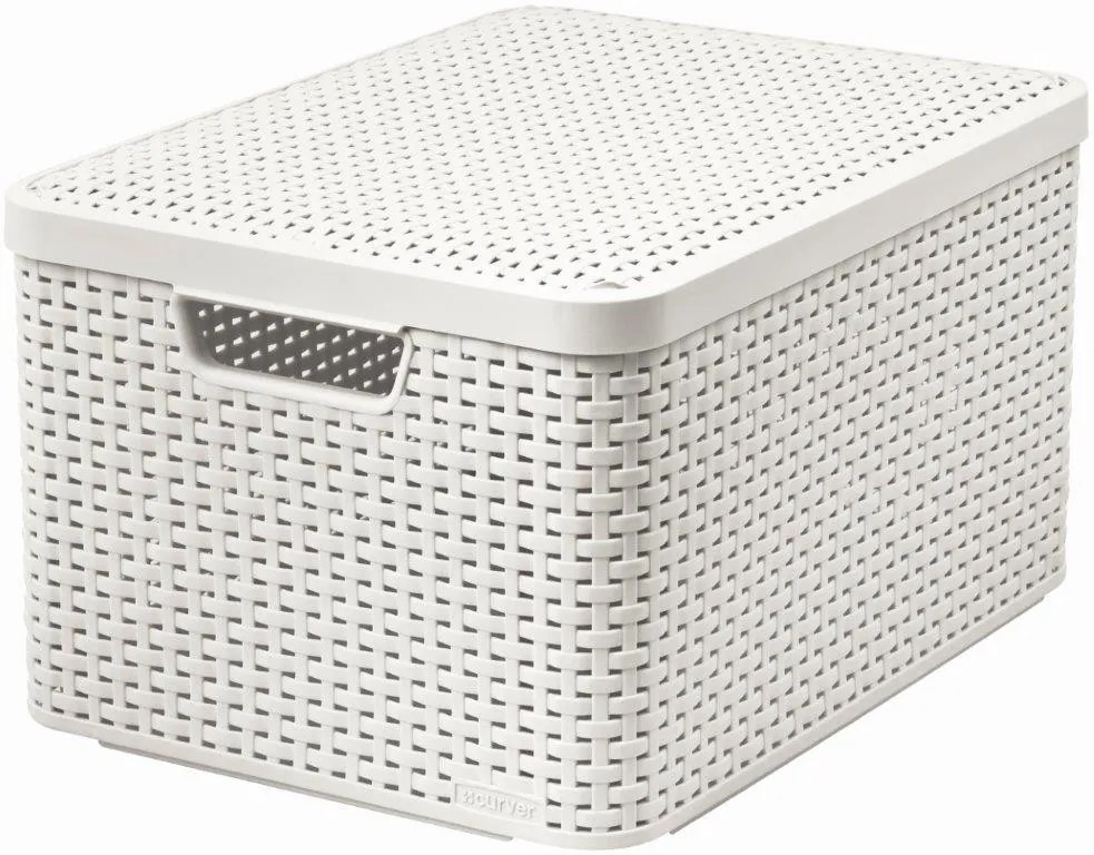 Box Curver Style L 30L tetővel, fehér