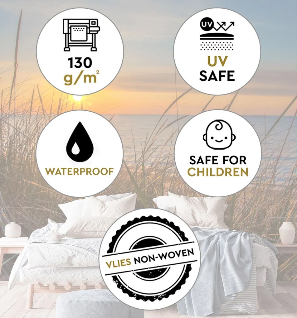 Gario Fotótapéta A naplemente kilátása a tenger felett Anyag: Vlies, Méret: 250 x 250 cm