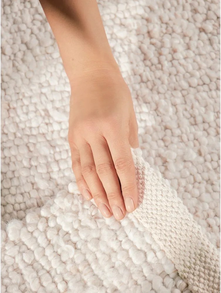 Elefántcsont színű kézi szövésű buklé szőnyeg 160x230 cm Notting Hill Portobello – Ted Baker