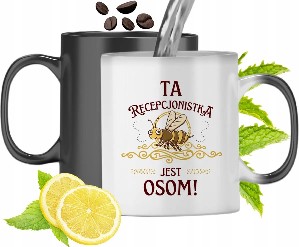 Mágikus Recepciós Bögre Színváltó Nyomtatott Fényképpel