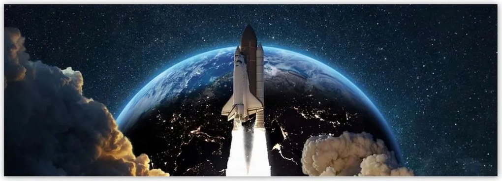 Fotótapéták 624x219 Rakéta indítás az űrbe