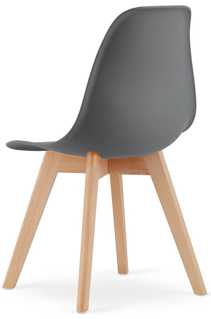 Sötétszürke KITO szék bükkfa lábakkal