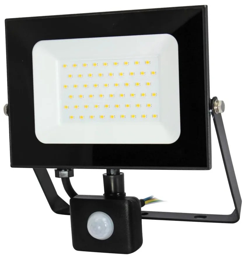 Commel LED reflektor 50 W 4250 lm, 4000K mozgásérzékelővel