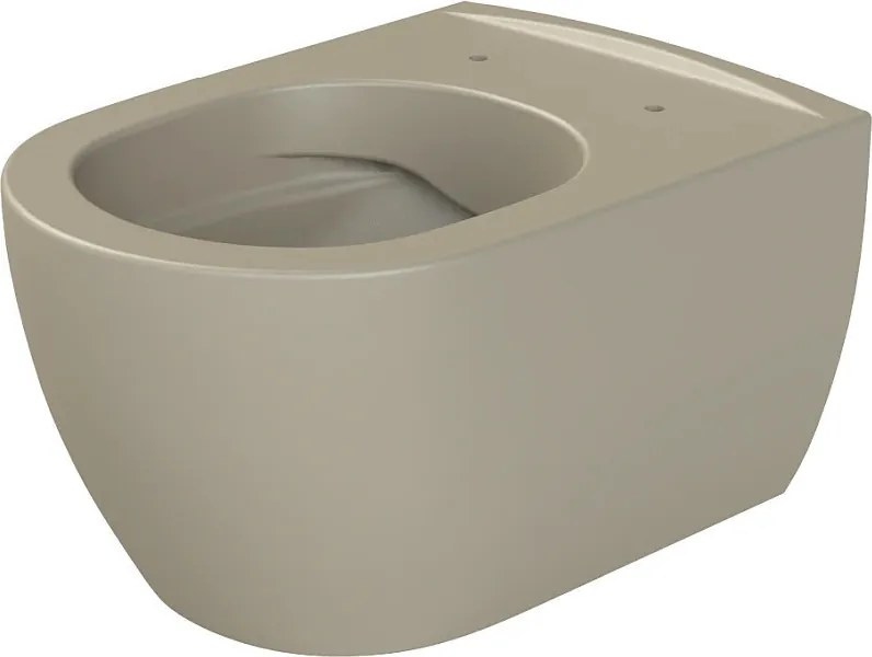 CeraStyle CITY fali WC - MATT BÉZS - rimless - perem nélküli - rejtett szerelésű
