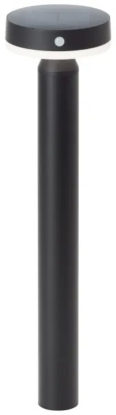 Brilliant - LED Napelemes lámpa érzékelővel MAGUA LED/4W/3,7V 50,2 cm IP44 fekete