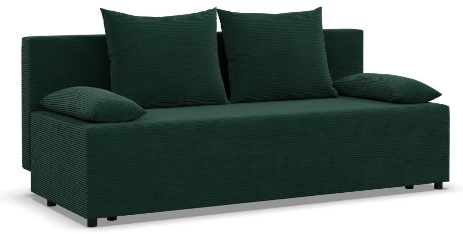 Nobu kanapé, kordbársony, zöld