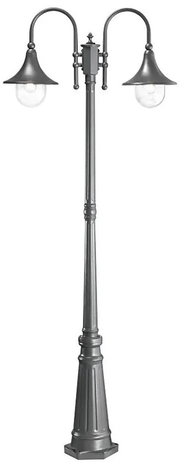 Ideal Lux - Kültéri lámpa CIMA 2xE27/52W/230V 216 cm IP43 antracit
