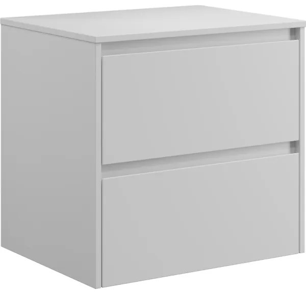 TRONDHEIM fürdőszobai szekrény mosdóhoz, 60 cm, fehér