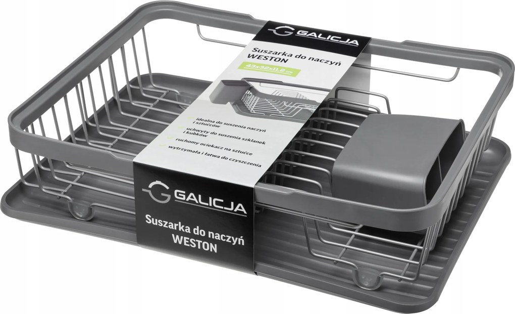 Weston Edényszárítógép szürke Galicja