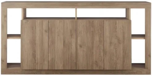 RIMINI komód, négyajtós – mercure tölgy