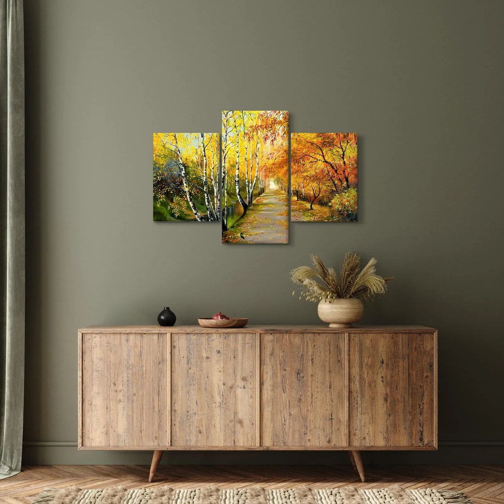 Kép - Egy romantikus sugárút a víz mentén. (90x60 cm)