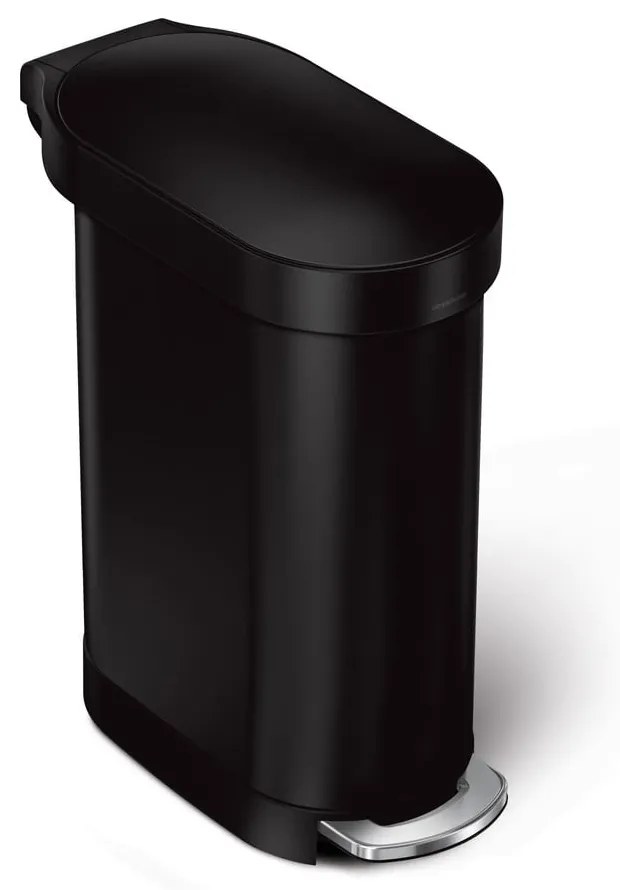 Acél pedálos szemetes 45 l Slim – simplehuman