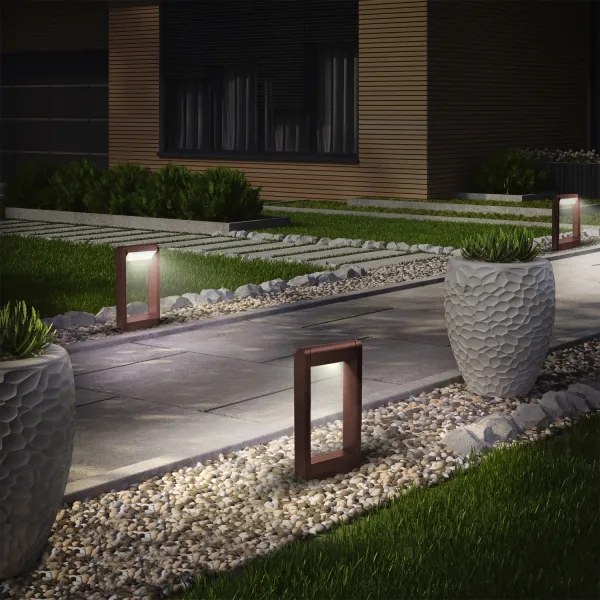 Brilagi - CROTONE kültéri LED-lámpa LED/7W/230V barna IP54 30 cm