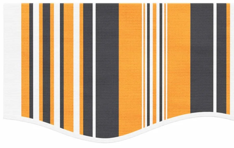 többszínű csíkos pótszövet napellenzőhöz 5 x 3 m