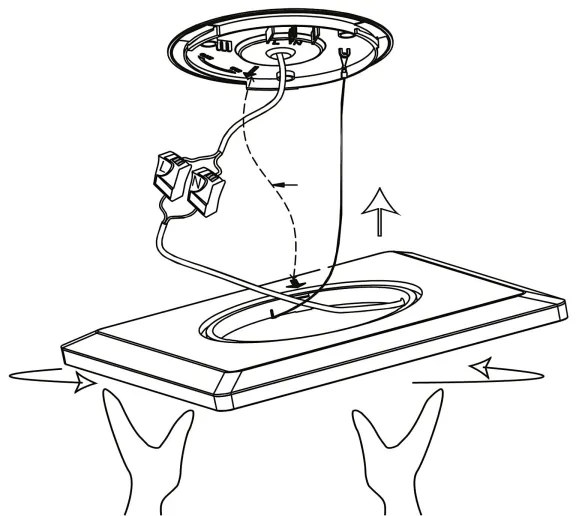 Eglo 900089 - LED RGBW Dimmelhető mennyezeti lámpa ROVITO-Z LED/16,5W/230V fehér