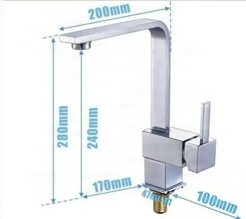 Fürdőszobai csaptelep EYN EYN0113 forgatható kifolyóval, több színváltozatban — Bézs – bézs kőhatás