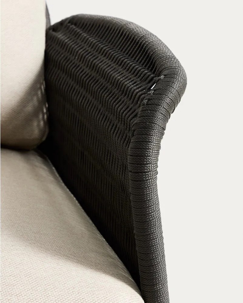 Bézs párnázott kerti fotel Alipa – Kave Home