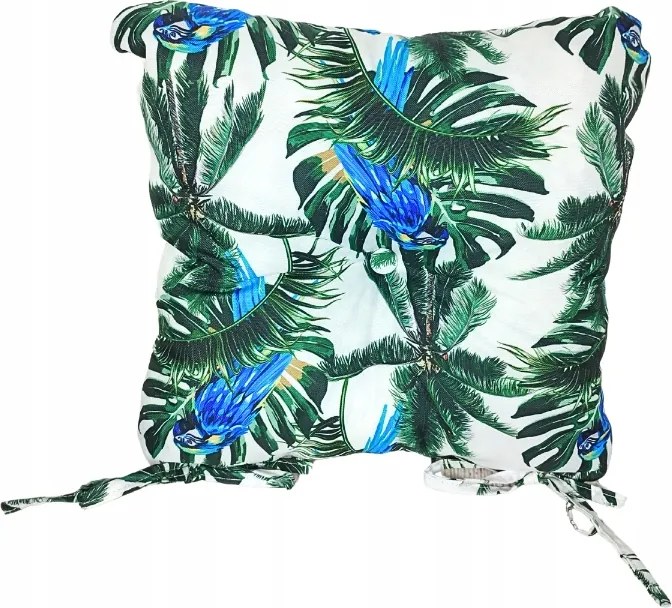 Sedak párna székre, steppelt, vízálló papagájok