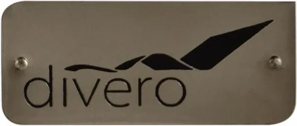 DIVERO Kerti tárolóasztal tíkfából