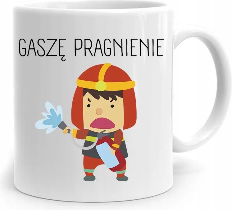 Bögre Ajándék Tűzoltónak Oltó Vágy nyomott mintával