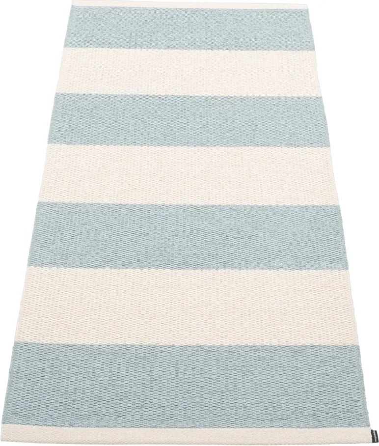 Világoskék-krémszínű kültéri-beltéri futószőnyeg 70x150 cm Bob Blue Fog – Pappelina