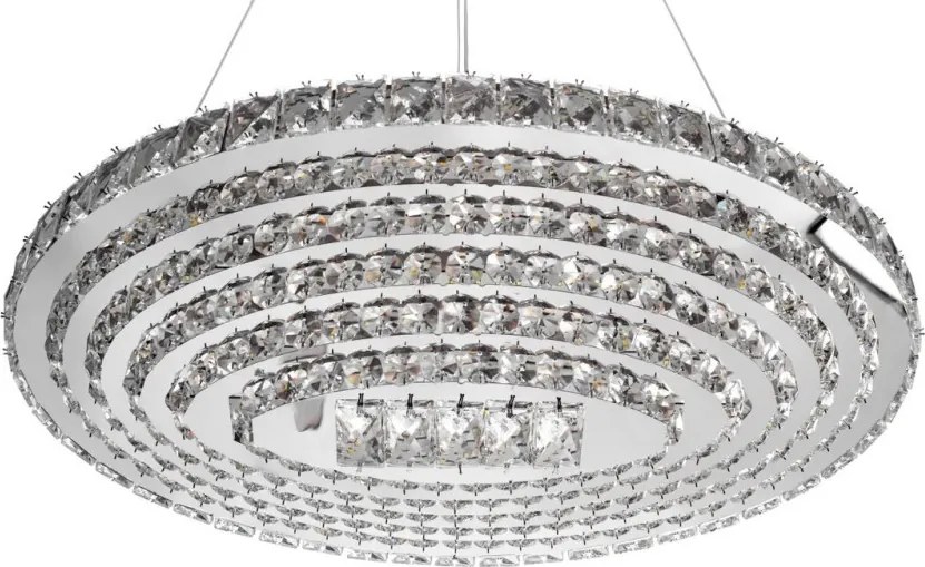 MORETTI MO6394 OVAL Kristály Függesztett Lámpa LED IP20