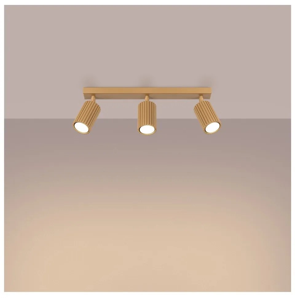 Aranyszínű spotlámpa 6,5x45 cm Gleam – Sollux