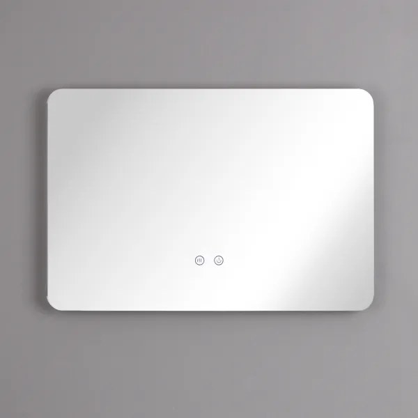 Brilagi - LED-dimmelhető fürdőszobai tükör páramentesítő fűtéssel és háttérvilágítással DIANA LED/13W/230V 40x60 cm IP44